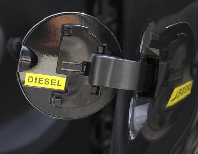 Dieselmotor - Tankdeckel mit Diesel Schriftzug
